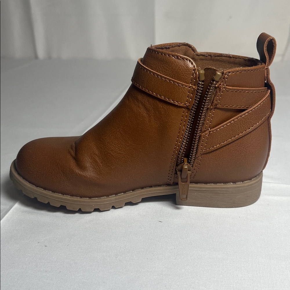 Old Navy “Golden Tan” Kids Ankle Boots - Picture 7 of 12